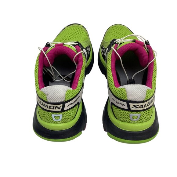 Salomon XR Mission 1 Womens 8 OrthoLite Trail Running Shoes Lime Green - Picture 5 of 11